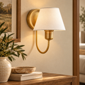 Holmes Linen Shade Sconce